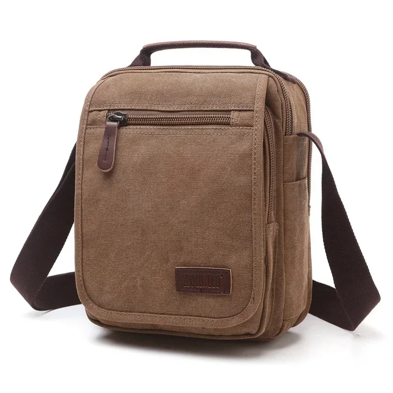 M077 Hot! Brand High Quality Canvas Bag Casual Travel Bolsa Masculina Unisex Crossbody Bag Messenger Bags Multifunction