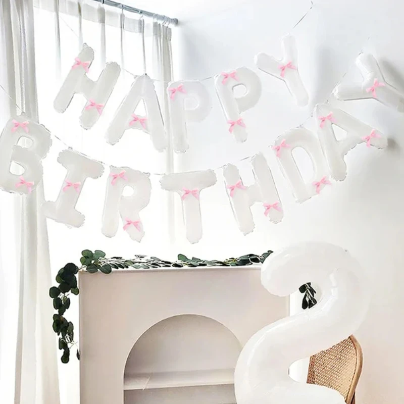 Close-up of Pink Bow Balloon