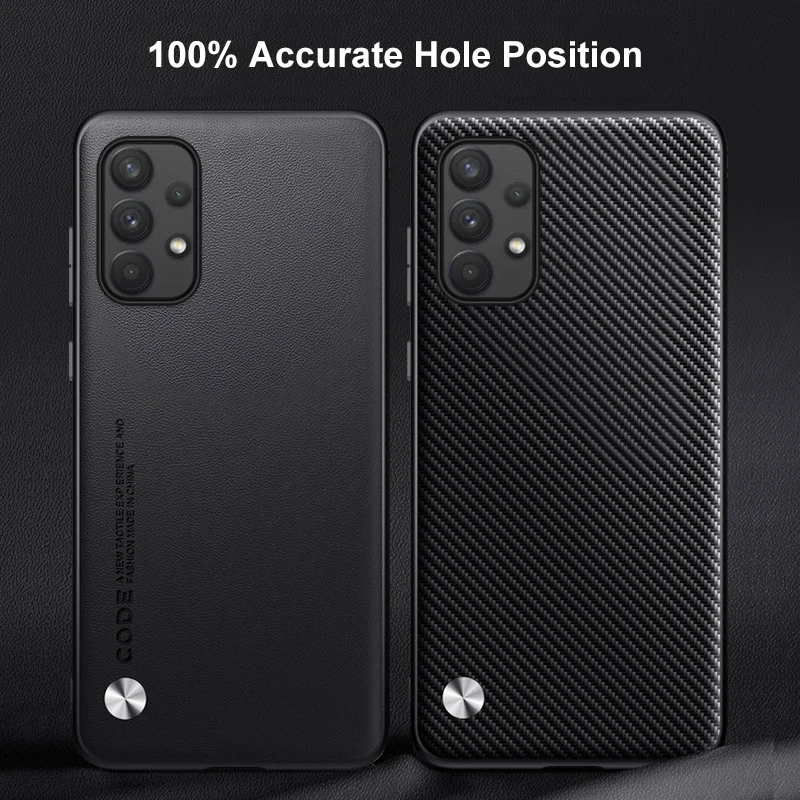Luxurious PU Leather Shockproof Phone Case with Silicone Back Cover Protection