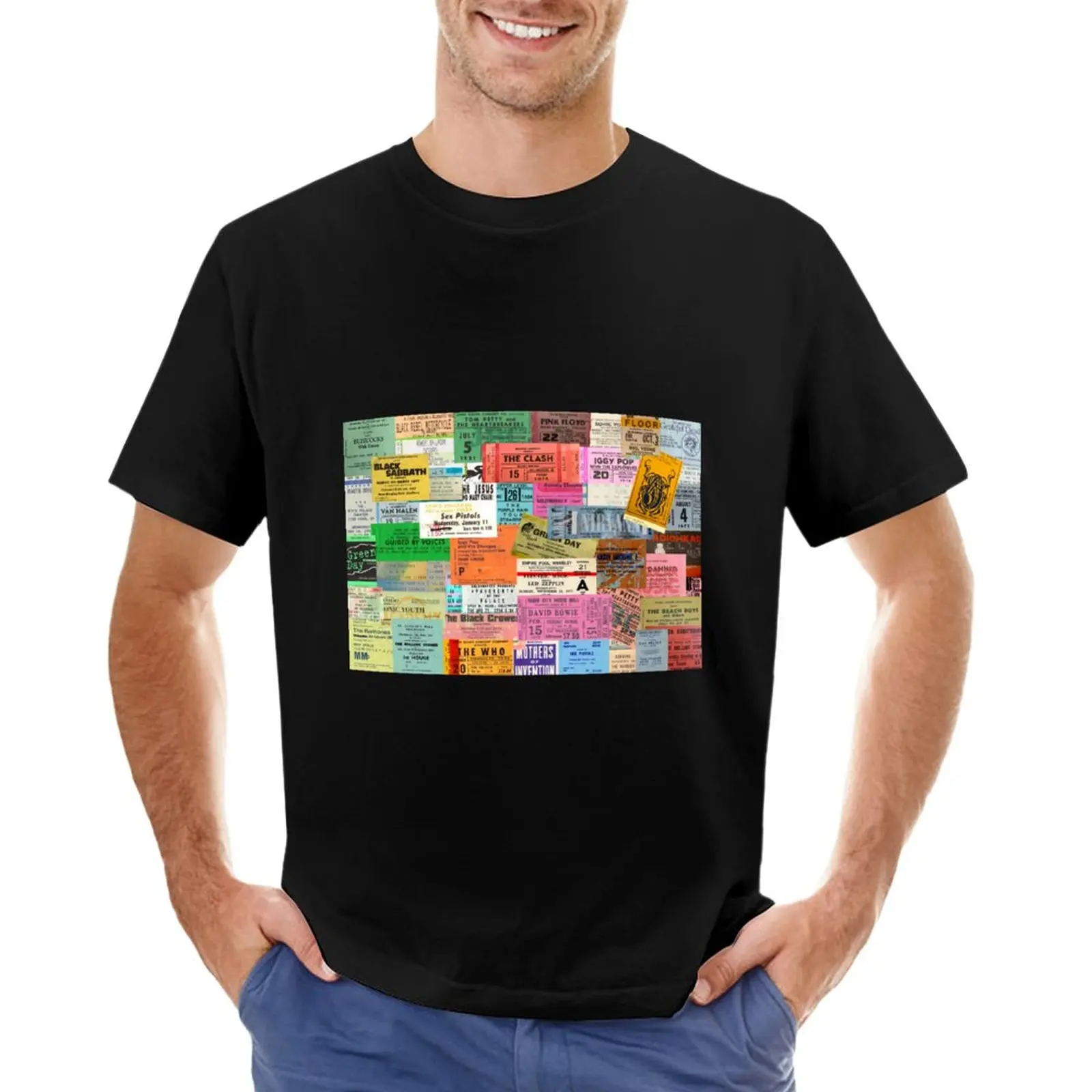 

I miss concerts - ticket stubs T-Shirt cute tops summer tops oversized t shirts mens champion t shirts