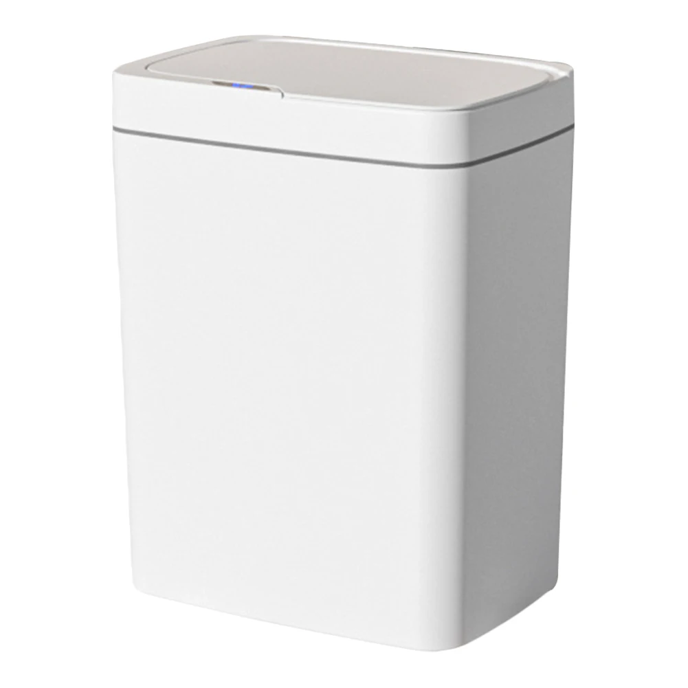 15/18L Smart Sensor Trash Can Waterproof Intelligent Touchless Trash Can Quiet Electric Garbage Bin for Kitchen Bathroom Bedroom