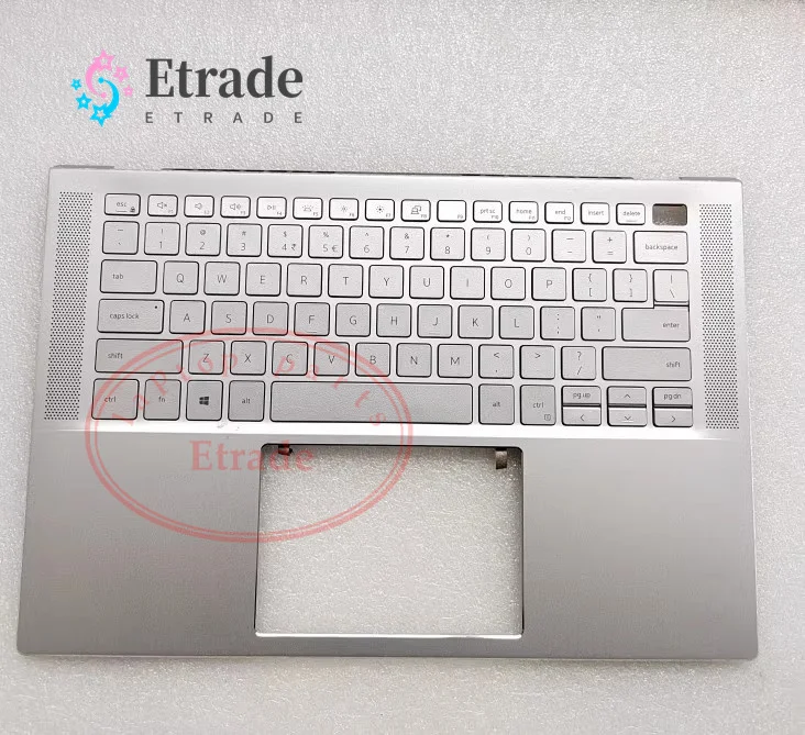 

95 Новинка, оригинал для Dell Inspiron 14- 7400, подставка под палитру, Верхняя деталь с подсветкой клавиатуры 0K4MHC K4MHC
