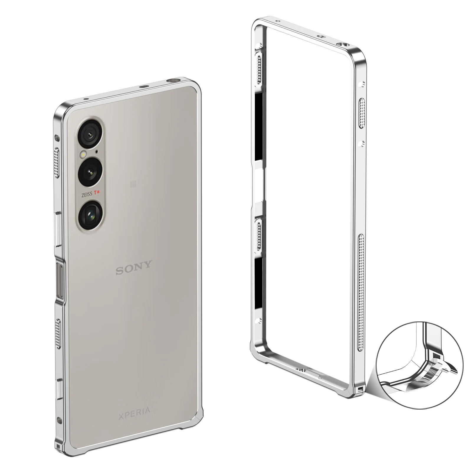 Ultra-Thin Metal Frame Case with Heat Dissipation and Seahorse Buckle Design