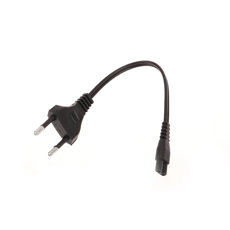 

1PC 12.3cm Black EU 220V Ac Dual Hole Charging Cord Universal For Rechargeable Strong Light Flashlight 1101 1106 1108