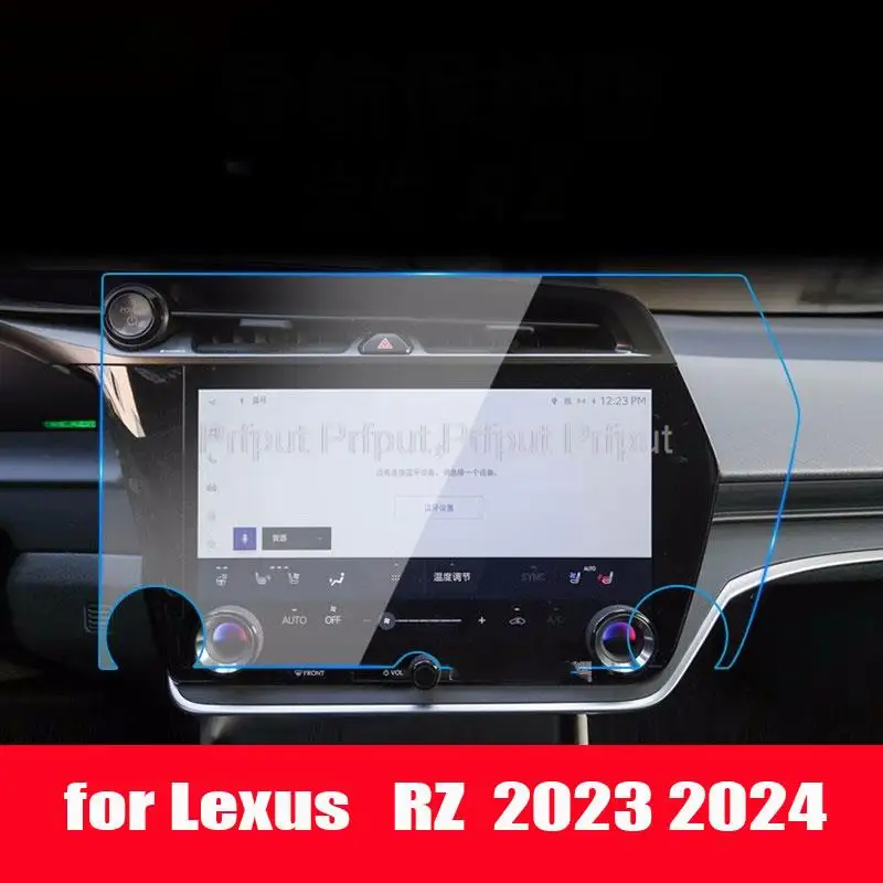 

Car GPS Navigation Protective Film for Lexus RZ 2023 2024 LCD screen Tempered glass protective film RZ Car Screen Protector