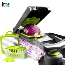  Vegetable Cutter Onion Chopper Salad Manual Grater for Vegetables Slicer Egg Slicer with Container Mandolin Kitchen Accessories 