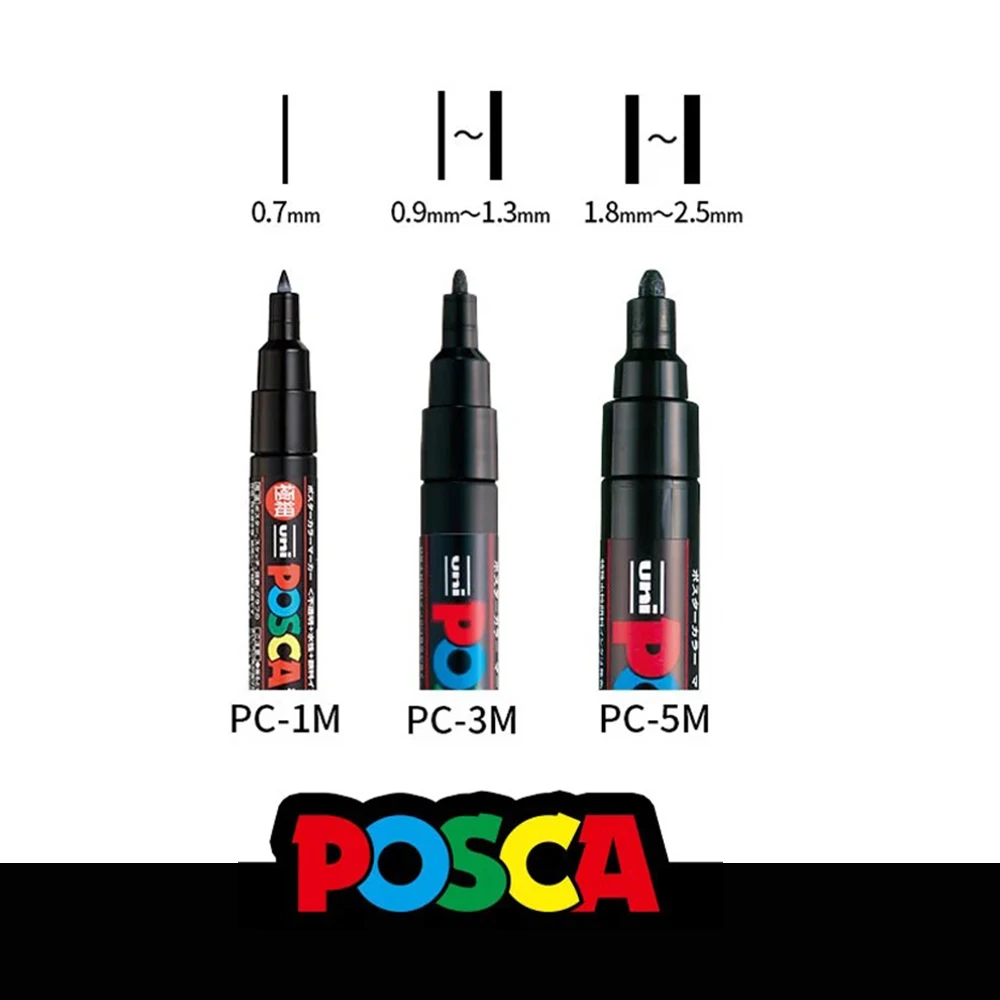 Permanent Acrylic Marker Japan UNI POSCA 1 Pcs