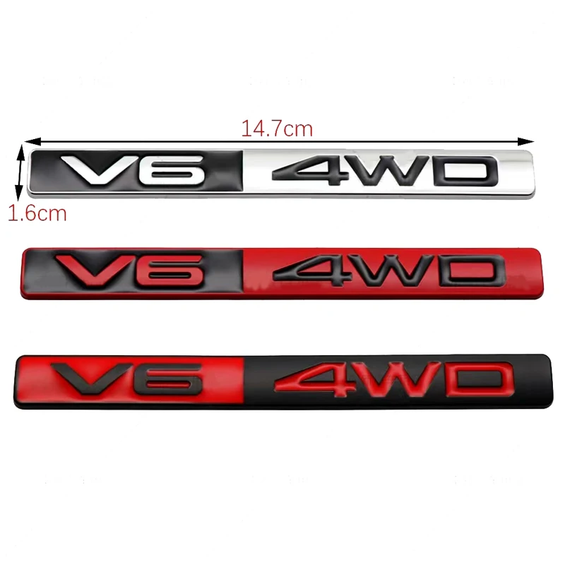 

1 шт., металлическая Модифицированная наклейка на автомобиль Toyota V 64WD