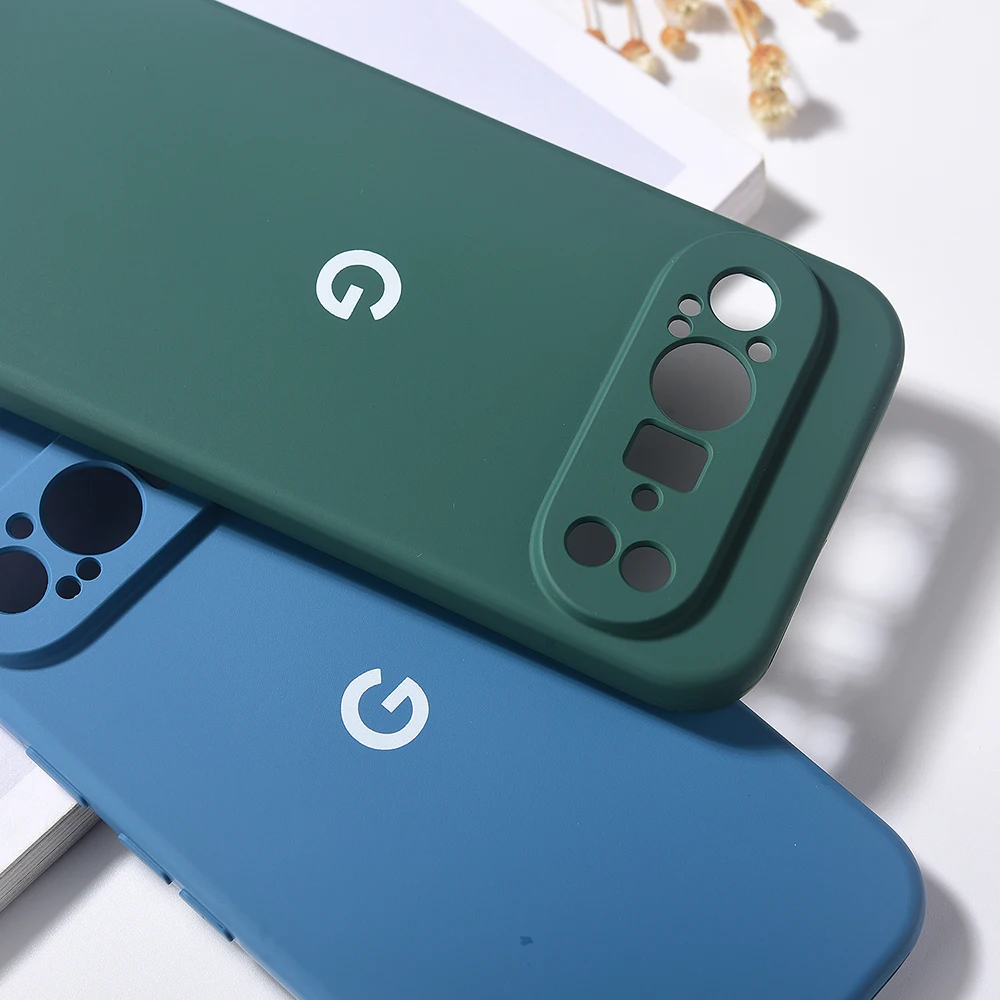 Enhanced Shockproof Liquid Silicone TPU Phone Case - Soft Protective Cover