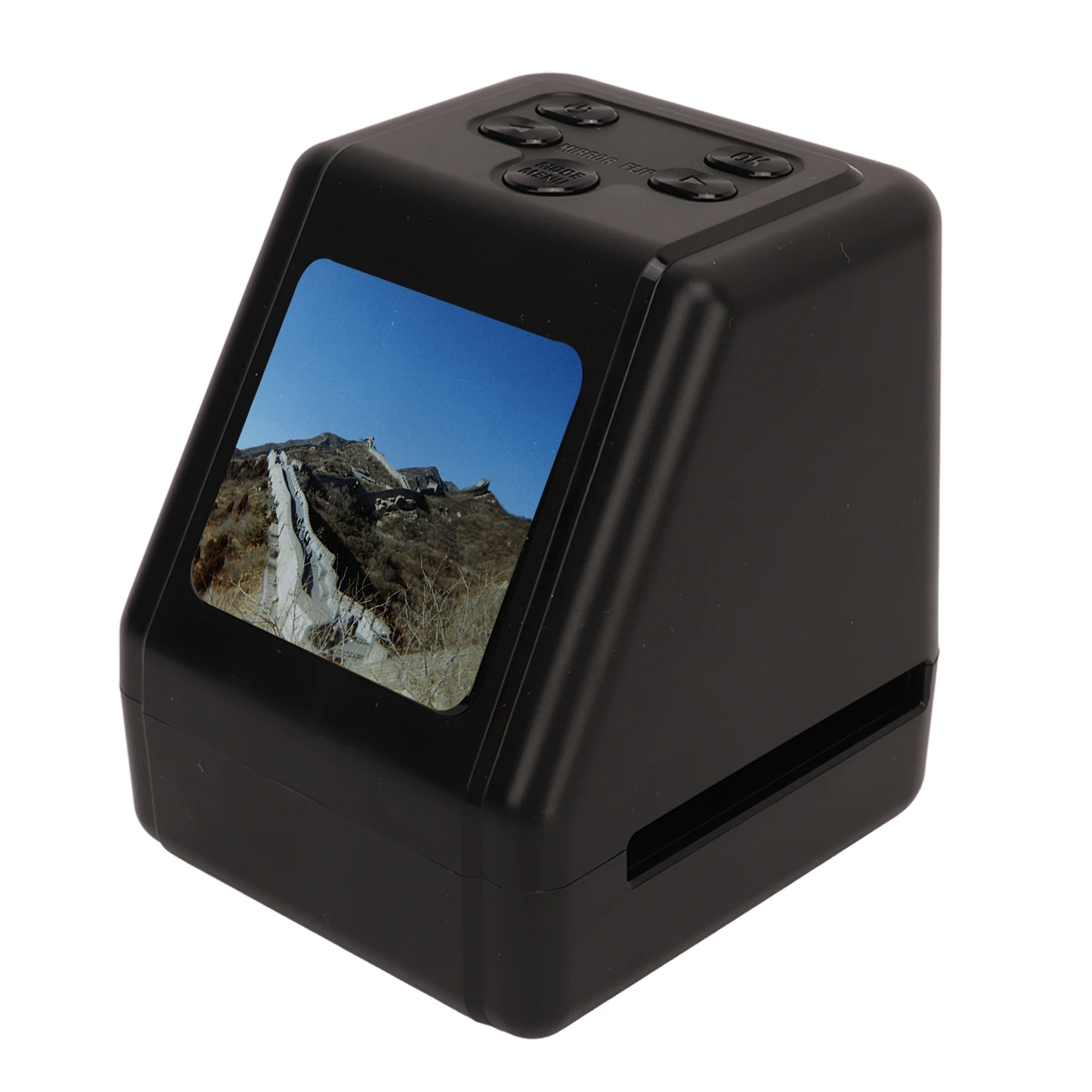 Negative Film Scanner 2in Screen Slide Scanner Convert 135 126 110 8mm Slides to 22MP JPG Digital Photo