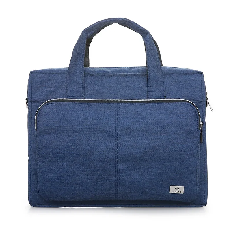 

Blue Large Capacity Business Waterproof 15.6 Inch Laptop Oxford Briefcase Customizable Printing handbag SIMOER 8139