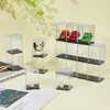 Clear Building Blocks Display Box Showcase Block Toy Transparent Dustproof Display Case Stackable Square Storage Box Organizer 3