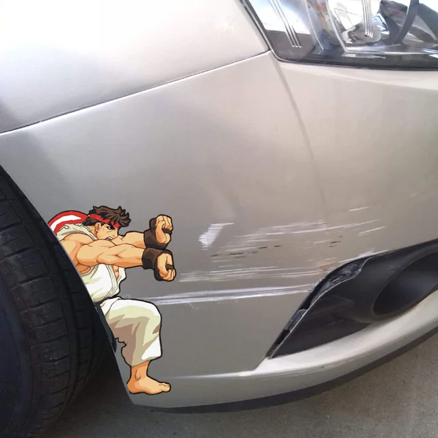 Adesivi 3D Teschio Crepa Per Auto - 2 Pezzi 21x14 Cm, Copri Graffi Per Porte E Moto - Foto 3