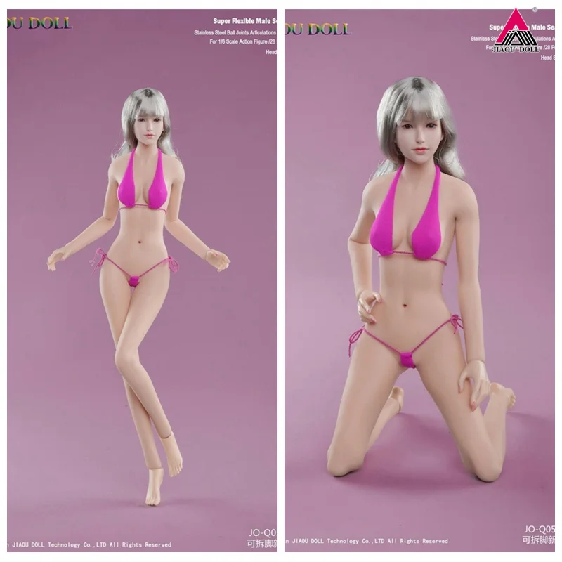 1/6 Scale Female Seamless Action Figure Body – Large Bust European Body With Flexible Skeleton | Doll Body For Customizing