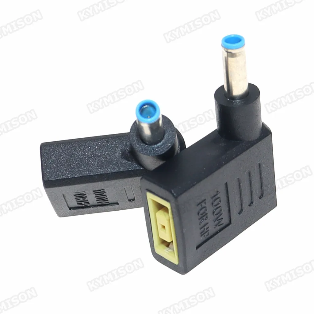 Laptop Power Adapter Connector DC Square Plug Female to 7.4x5.0mm 4.5mm*3.0mm Male Jack Converter for HP Dell Lenovo Notebook