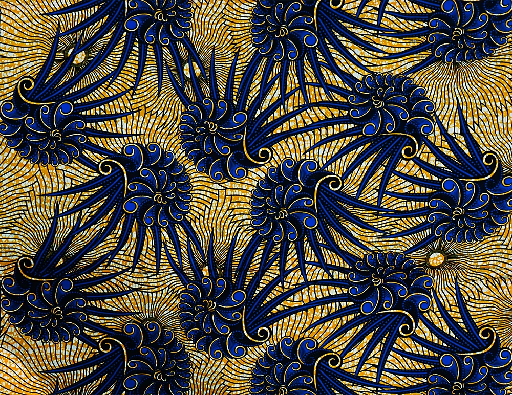 Afrikanisches Wachs bedruckter Stoff 6 Yards Patchwork Näh kleider Material Kunstwerk Zubehör zum Hand nähen von hochwertigen Stoffen