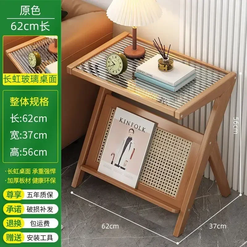 Bedside Glass Table Creatively Designed Corner Table Small Sofa Side Tea