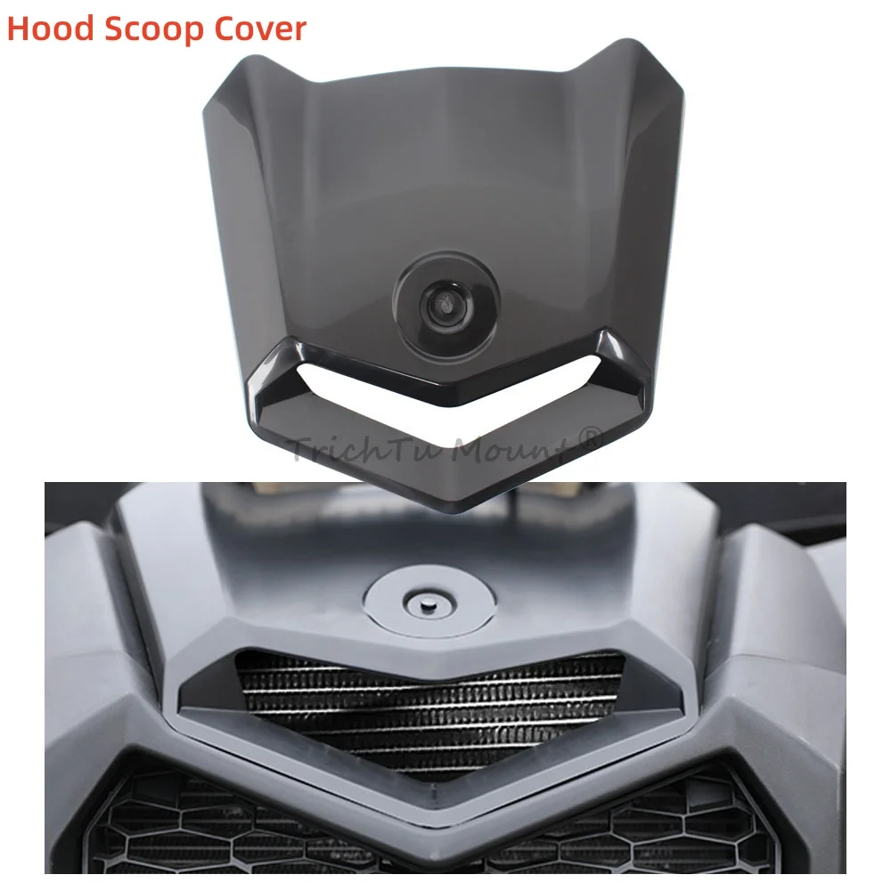 UTV Accessories Front Turbo Hood Facia Scoop Cover Compatible with Can-am Maverick X3 Max R RR 2017-2023 Replace for #705011095 car auto accessories 1016 engine hood cover for lambor huracan lp610 lp580 carbon hoodcustom