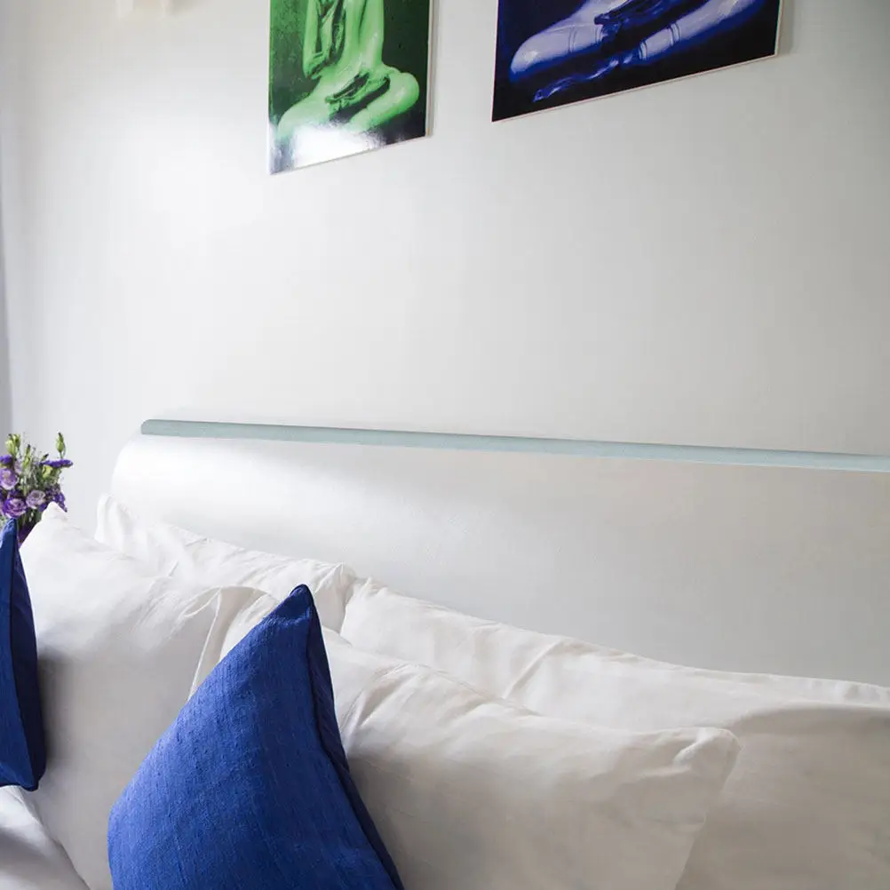 2개입 침대 틈새 채움용 소프트 웨지 베개, 길이 조절 가능 매트리스 미끄럼 방지 침대 벽 스페이서, 기숙사/가정/소파용