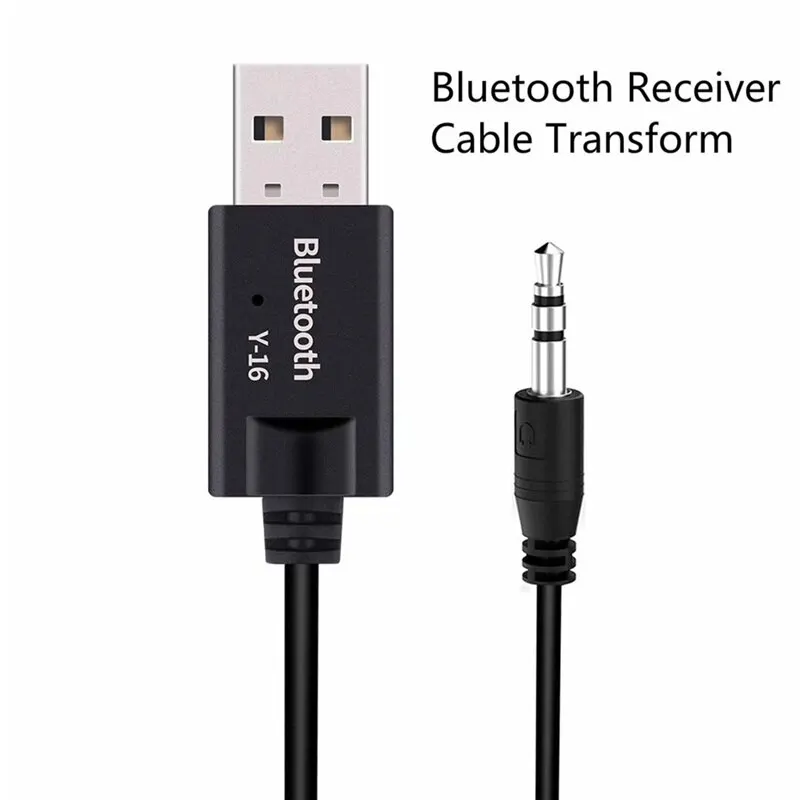 Bluetooth 5.0 Audio Receiver Car Kit 3.5MM 3.5 Jack AUX Auto Stereo Music USB Dongle Wireless Adapter for Car Speaker Amplifier