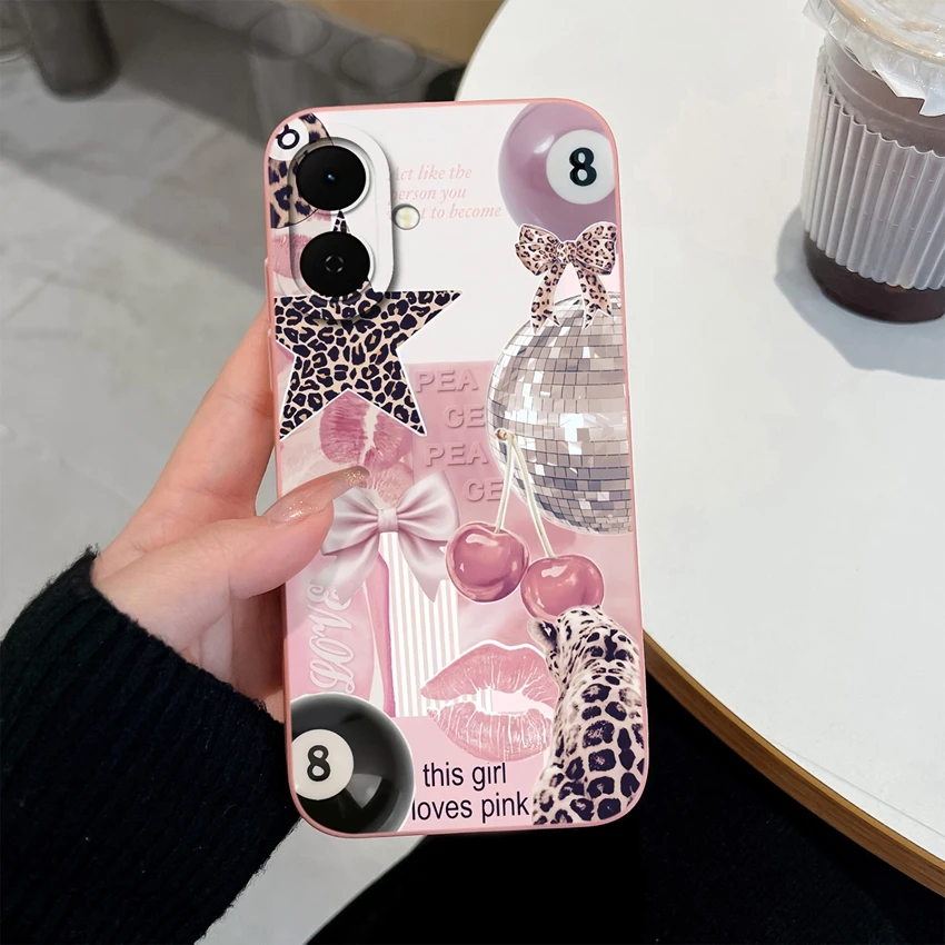 Pretty Flowers Pattern Full Coverage Soft Silicone Phone Case Cover