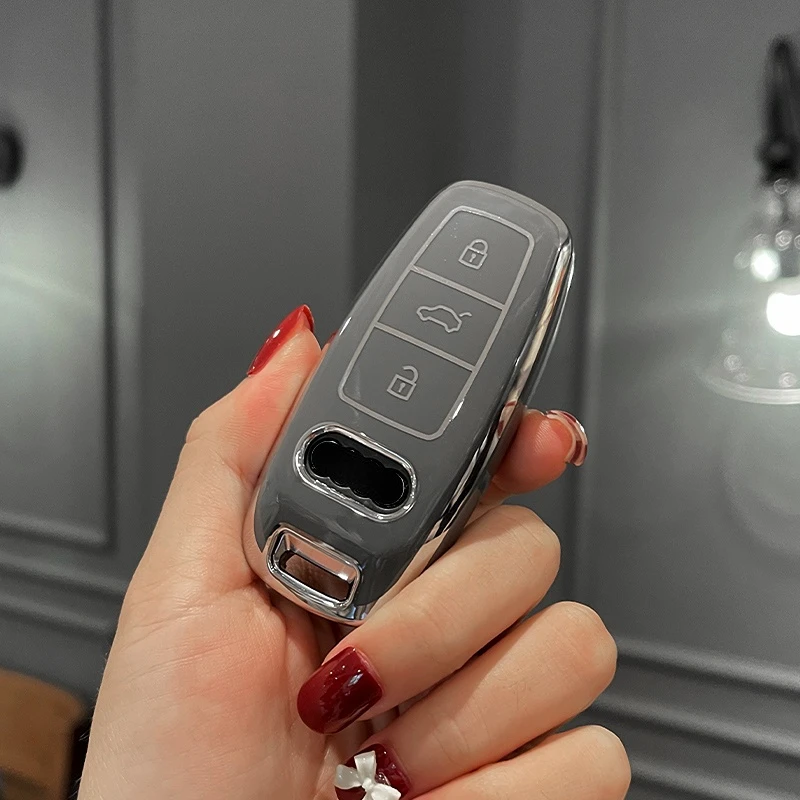 Tpu Car Key Case Cover For Audi Q7 Quattro A8 Quattro A1 A3 8p A4 A5 A6 A7 S3 S4 S5 S7 S8 R8 Q2