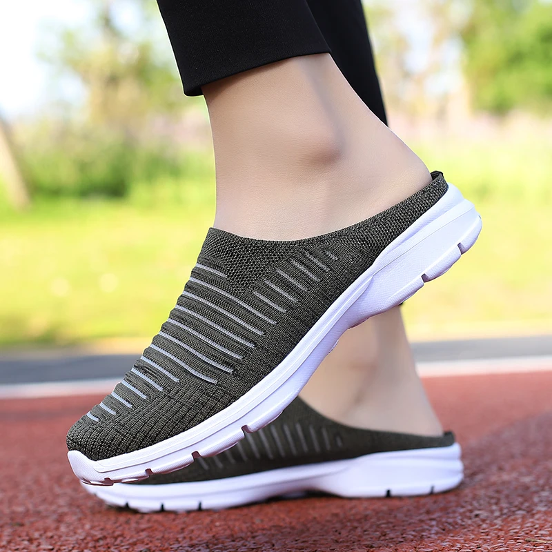 Non Slip Slippers Soft Slippers Linen Slippers Beach Slippers Fashion Slippers Soft Non Slip Slippers Sneaker Slippers Summer Mesh Men Home Slippers Casual Shoes for Women Slippers Flip Flops Soft Comfort Couple House Zapatillas Hombre