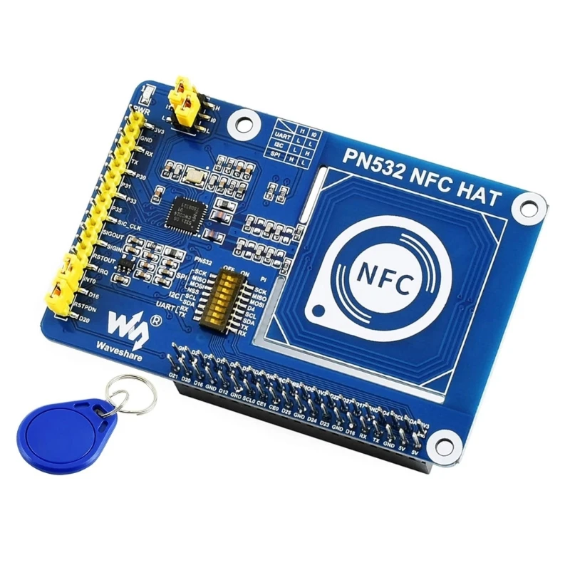 

PN532 NFCHAT для RaspberryPi I2C/SPI/UART поддерживает связь ближнего радиуса действия