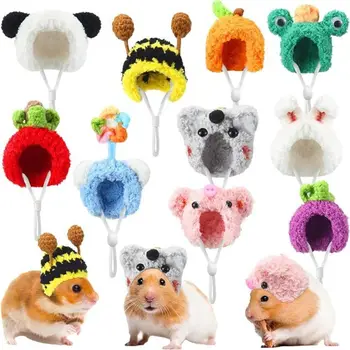 Cappello in Lana alla Moda per Animali Domestici, Accessori per Bambole, Sciarpa Lavorata a Maglia, Oggetto di Scena per Foto, Cappello Fai-da-te per Bambole a Forma di Animale