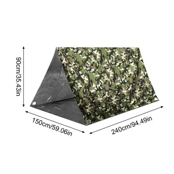 Emergency Shelter Survival Sleeping Bag Emergency Tent Waterproof Reusable Sack Year-Round All Weather Protection Compact 6