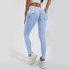 Leggings de sport 2026 pour femme avec poches, taille haute, effet push-up, pour yoga et entraînement, effet seconde peau, XP89