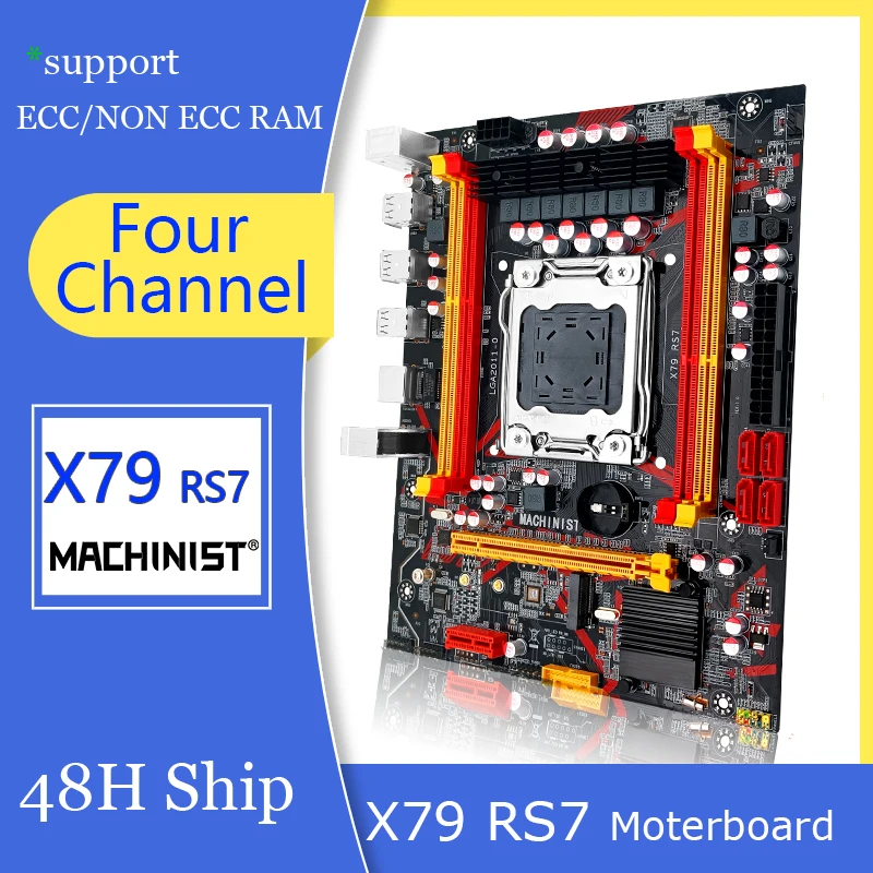 MACHINIST X79 материнская плата LGA 2011 поддержка NVME M.2 USB 3.0 E5 V1 V2 ЦПУ процессор DDR3