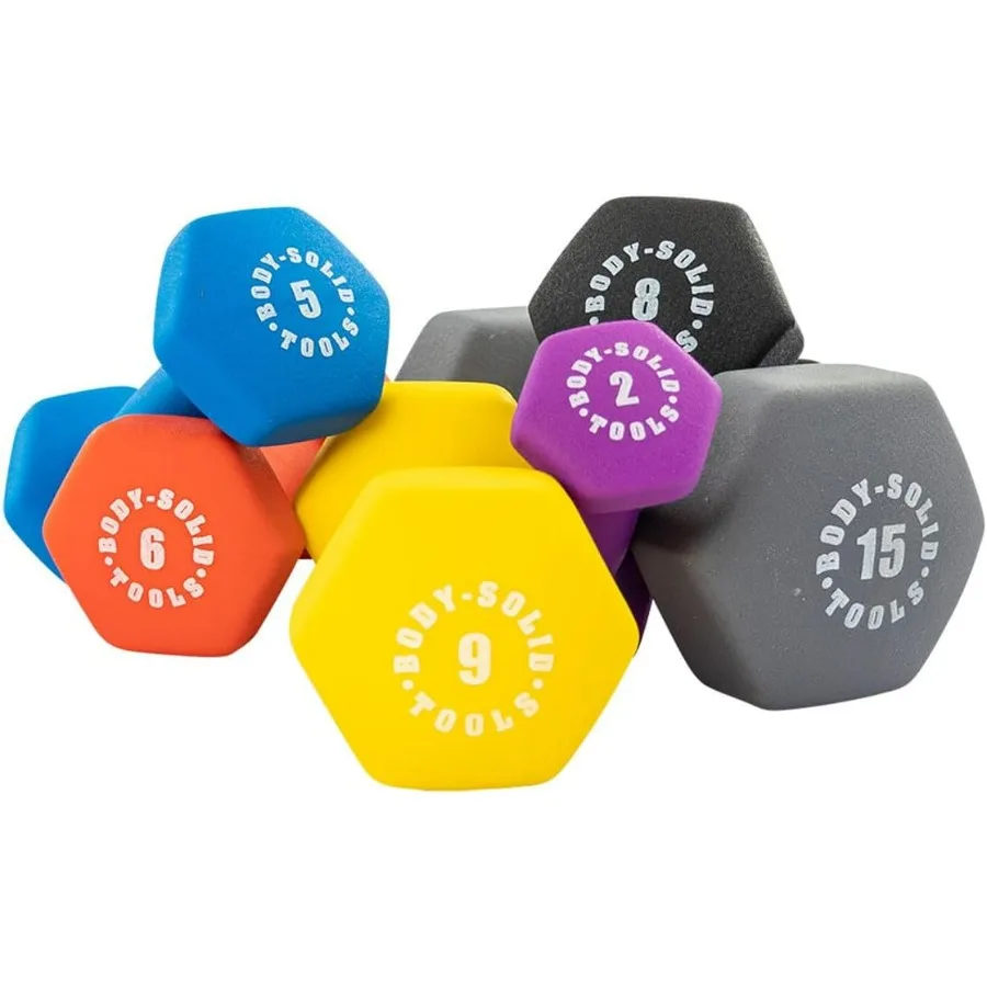 BSTVN15 Gray 15Lb Neoprene Dumbell