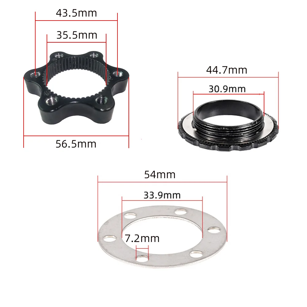 SM-RTAD05 Adapter 6-Bolt Disc Brake Rotor to Center Lock Hub MTB Road Bike Disc Rotor Adapter mountain bicycle disc brake,bicycle disc brake,mountain bike disc brake,bike rotor adapter