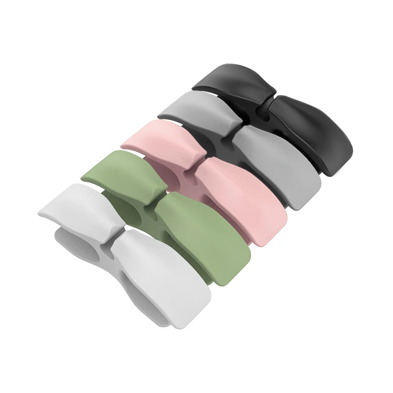 10-Pcs Silicone Cord Winder Holder Clip Kitchen Organizer Cord Wrapper 20 10-Pcs Silicone Cord Winder Holder Clip Kitchen Organizer Cord Wrapper