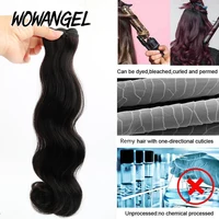 Wow Angel 28 30 pouces vague de corps paquets de cheveux humains 1/3/4 pièces 10A brésilien Remy Extensions de cheveux paquet unique cheveux vierges 4
