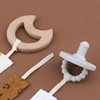 Baby Pacifier Clips Soft Cotton Pacifier Chain Nipple Bracket Holder For Nipples Toddler Toy Dummy Clip Baby Shower Gift 3