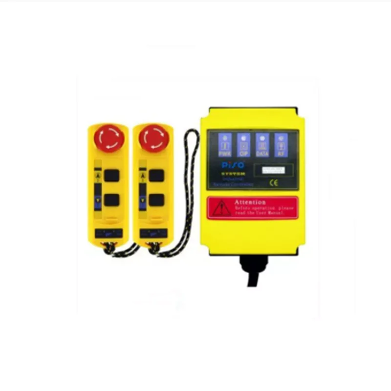 

A2HH electric hoist industrial remote control switch built-in contactor with emergency stop 2 transmitters + 1 receiver crane tr