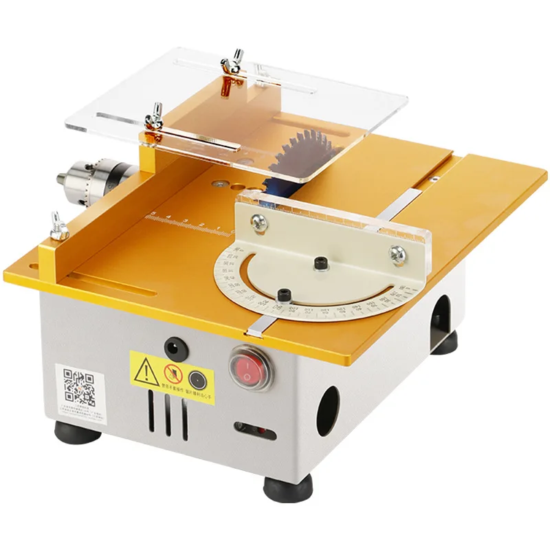 Multifunctional Table Saw Set 12V-24V Mini DIY Woodworking Jade Cutting Machine