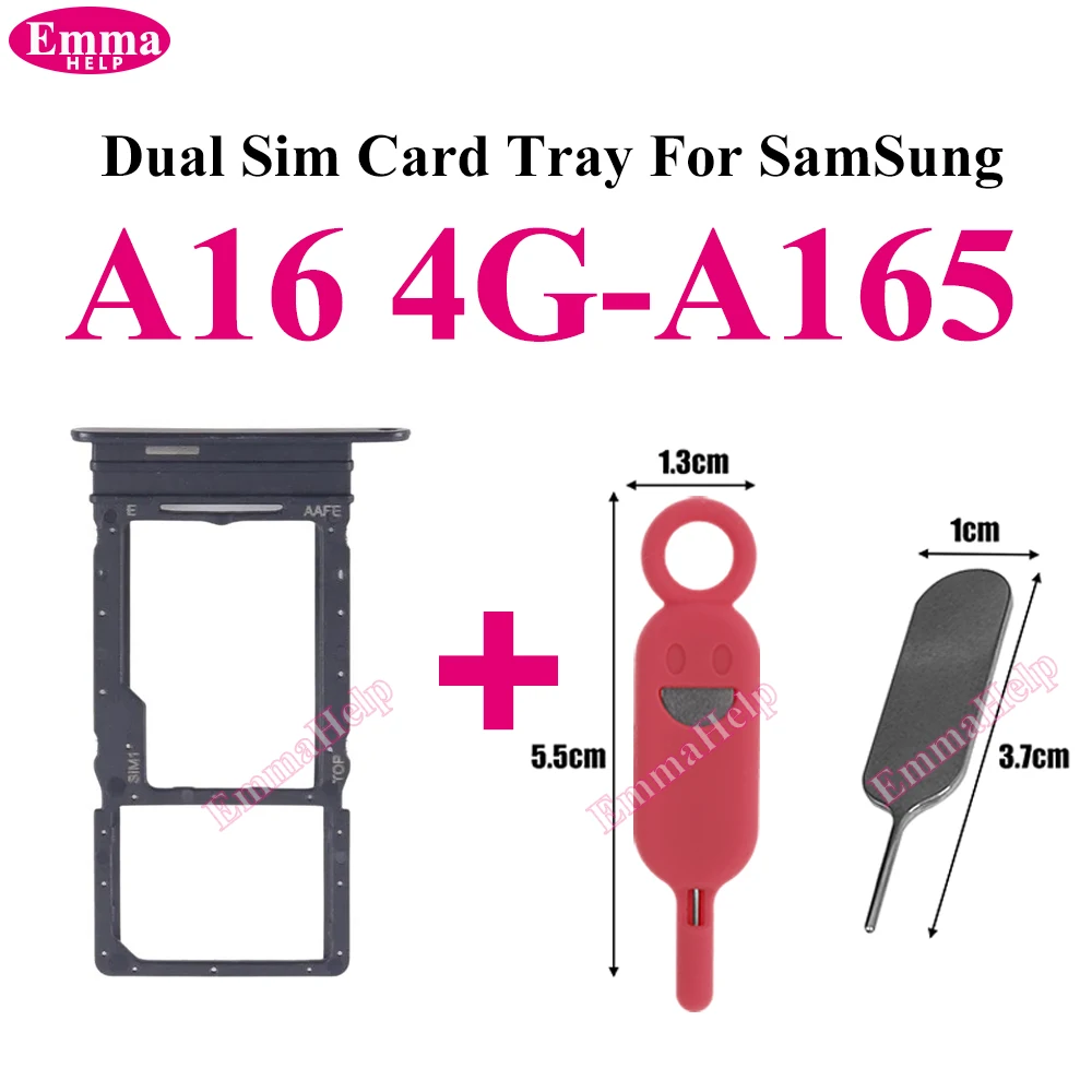 Dual SIM Card Slot Tray Holder and Reader Socket Replacement with Eject Pin