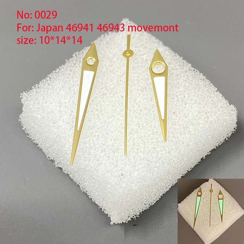 Watch Accessories Watch Pointers 3 Pin Men Japan 46941 46943 Movement Watch Repair Parts Size 10.0mm*14.0mm*14.0mm/NO.0029 image_2