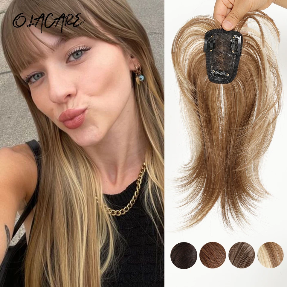 Synthetic Hair Clip In Bangs Extension for Women