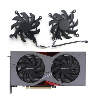 Colorful GeForce 그래픽 카드 교체 선풍기, 2 팬, 4 핀, RTX4060 4060ti, BattleAx Duo OC, 신제품