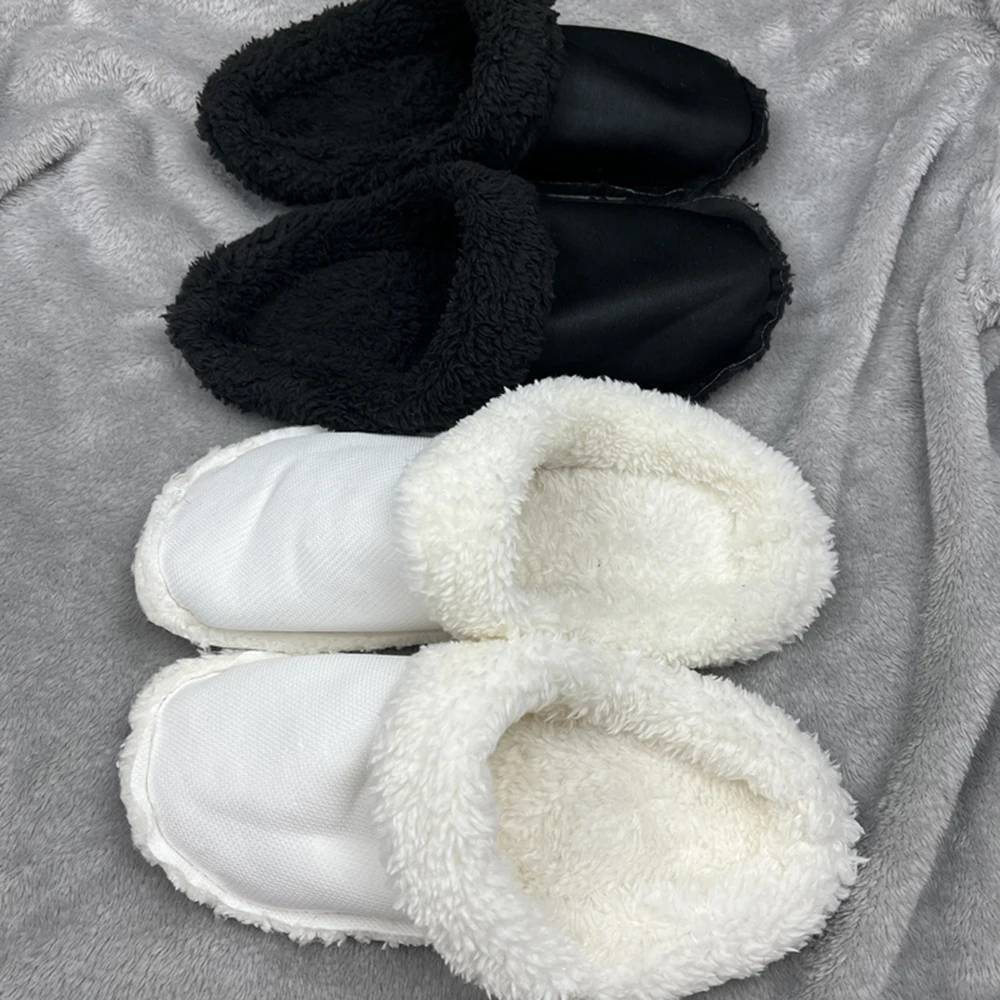 1 Pair Hole Shoes Velvet Liner Winter Warm Shoes Covers Thickened Soft Cover Detachable Cotton Sleeve Plush Inner Liner
