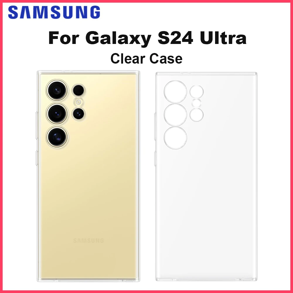 

Ультрапрозрачный чехол для Samsung Galaxy S24 ультратонкий прозрачный защитный чехол S24 GP FPS928