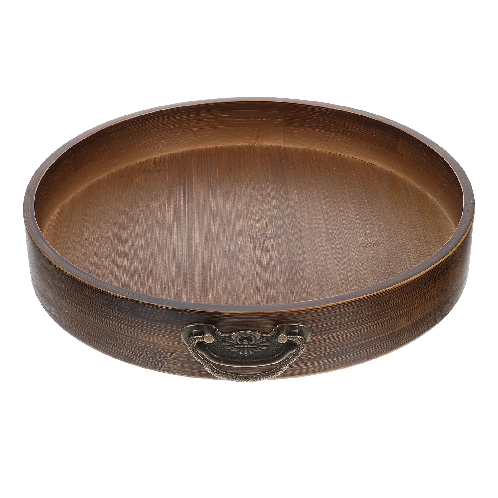 Jewelry Tray Retro Decor Holder Plateau Cutlery Vintage Restaurant Bread Ware Supply Bamboo Serving 5