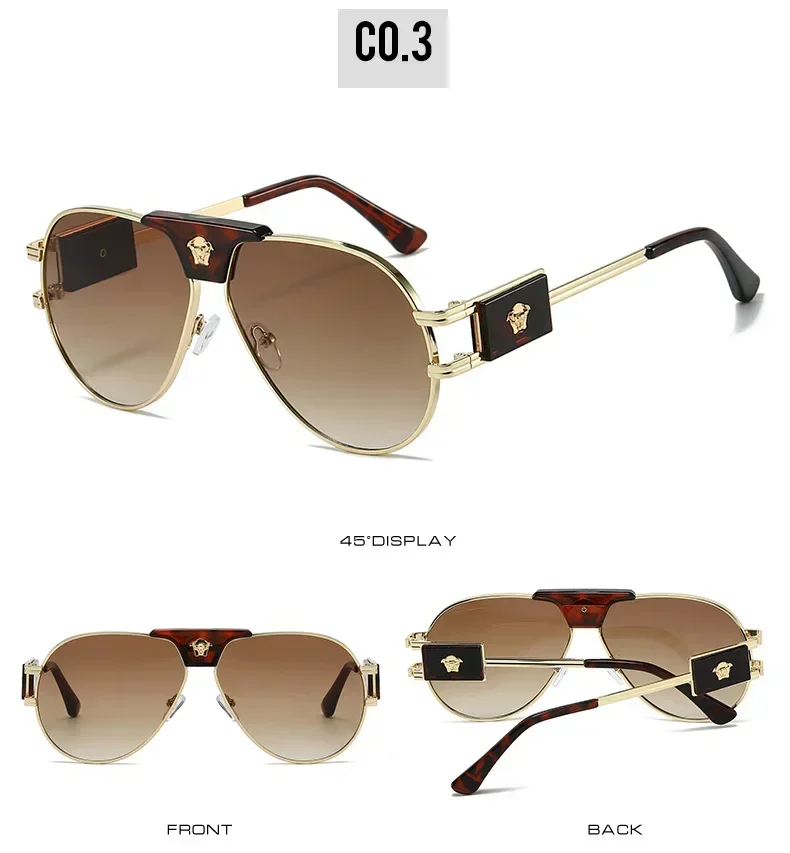 Luxury Men's Polarized Sunglasses Driving Sun Glasses For Men Women Brand Designer Male Vintage Black Pilot Sunglasses UV400 6