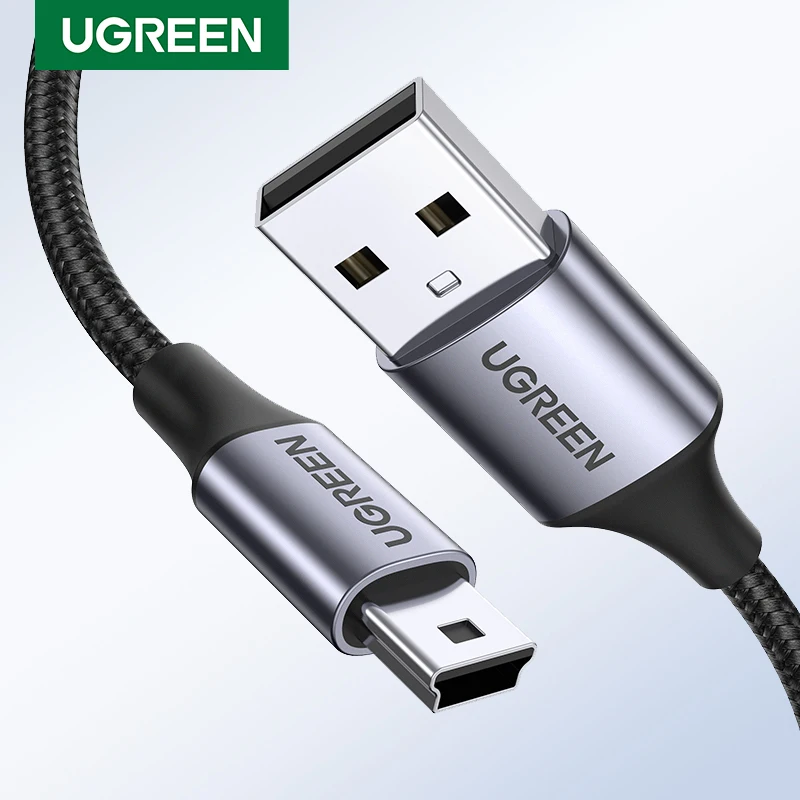 Ugreen Câble Mini USB USB 2.0 Type A Mâle vers Mini B 5 Broches