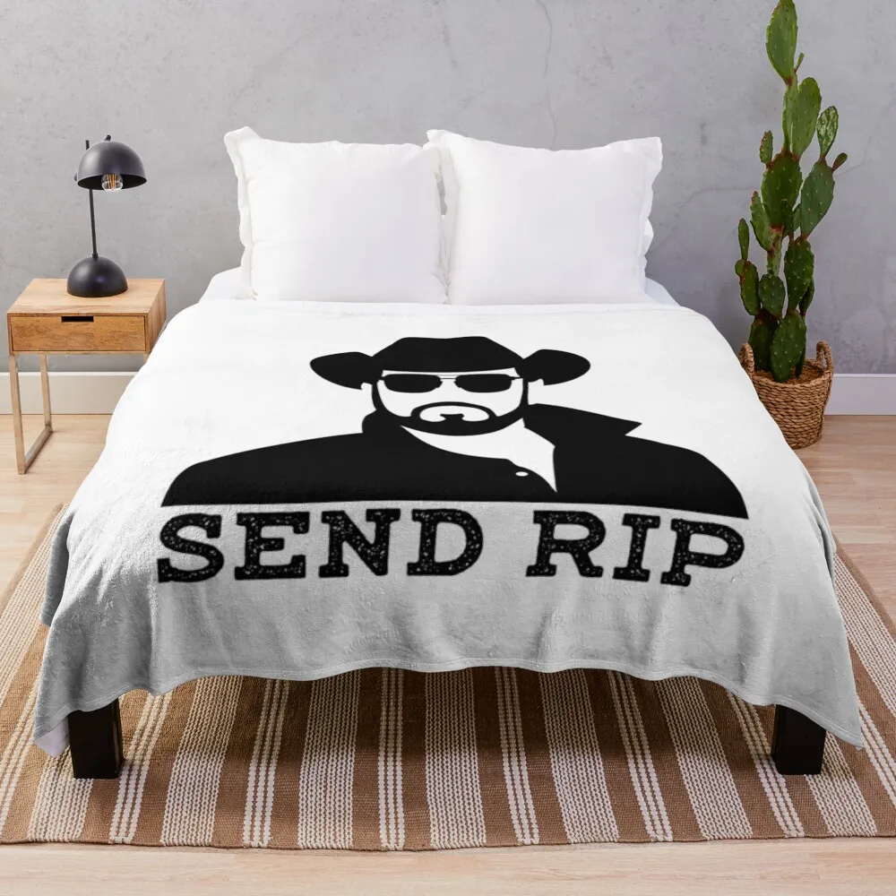 

Send Rip 2 in black Classic Throw Blanket Fluffy Blankets Large manga