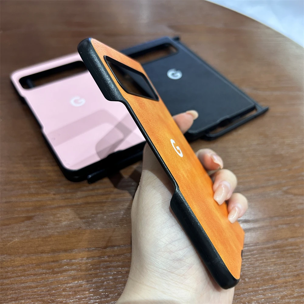 Leather Hard PC Shockproof Protective Case - Vintage Smooth PU Cortex Business Cover